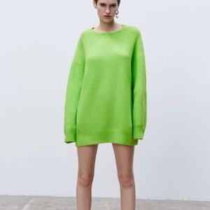 Oversized knit sweater